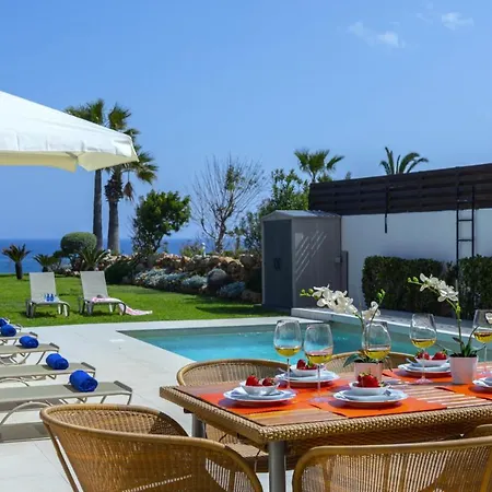 You And Your Family Will Love This 5 Star Beachfront Villa, Protaras Villa 1536