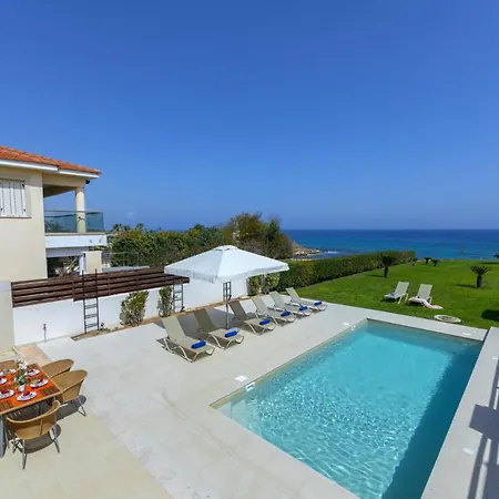 You And Your Family Will Love This 5 Star Beachfront Villa, Protaras Villa 1536 *